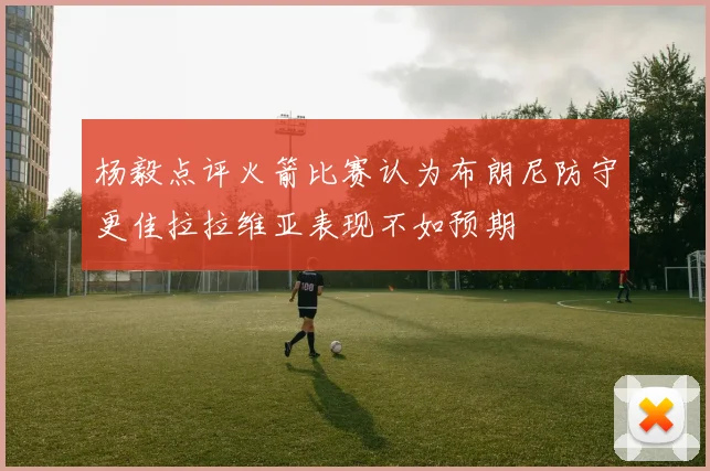 杨毅点评火箭比赛认为布朗尼防守更佳拉拉维亚表现不如预期